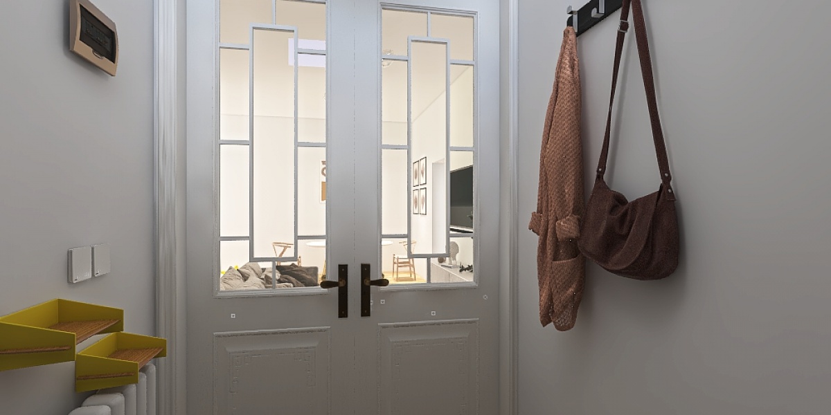 Apartament în clădire construită în anii 1930 in centru vechi Bucuresti #randare