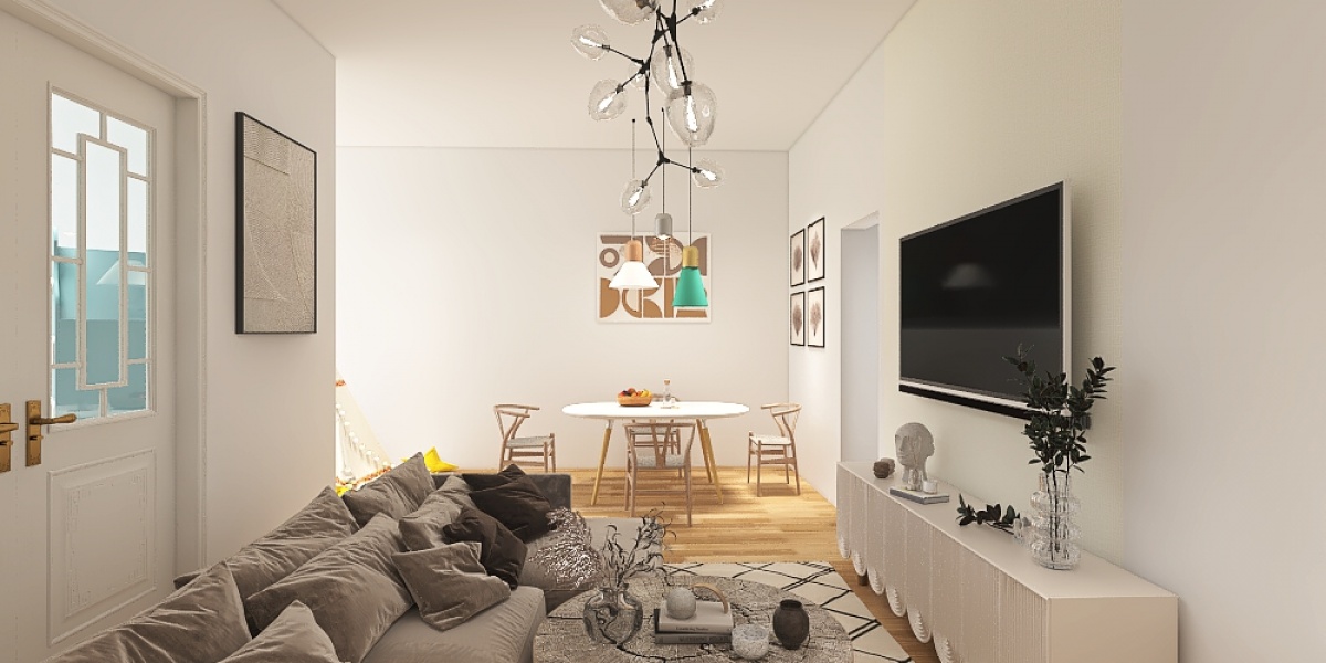 Apartament în clădire construită în anii 1930 in centru vechi Bucuresti #randare