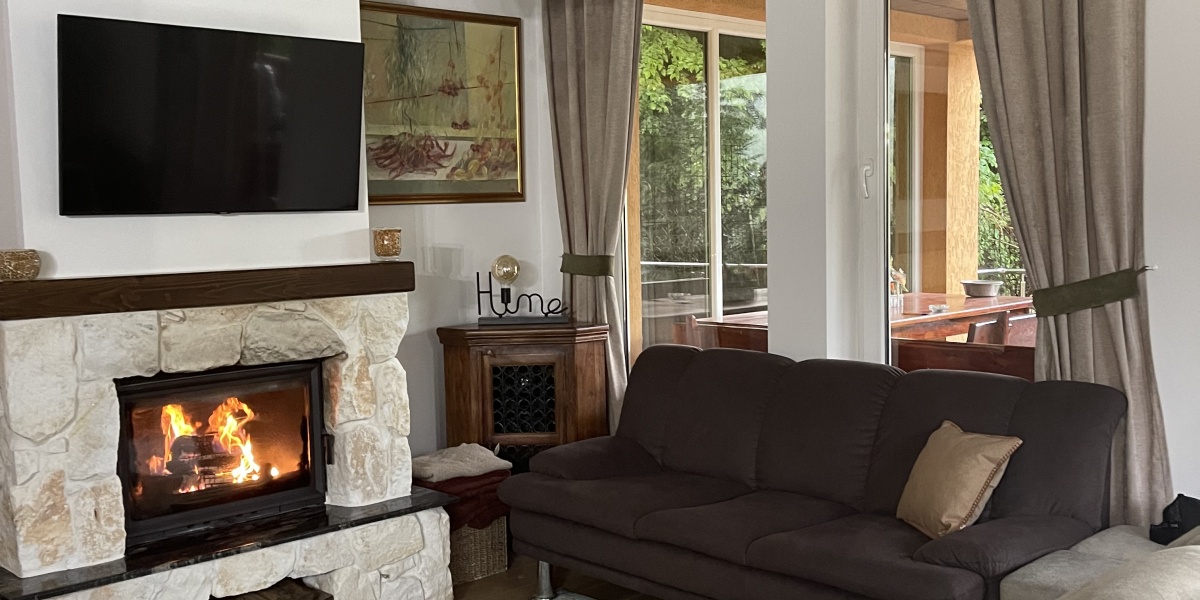 Casa de vacanță cu șemineu